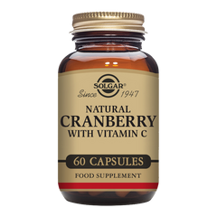 Natural Cranberry with Vitamin C Vegetable Capsules - Pack of 60