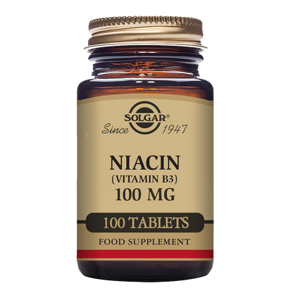 Niacin (Vitamin B3) 100 mg Tablets - Pack of 100
