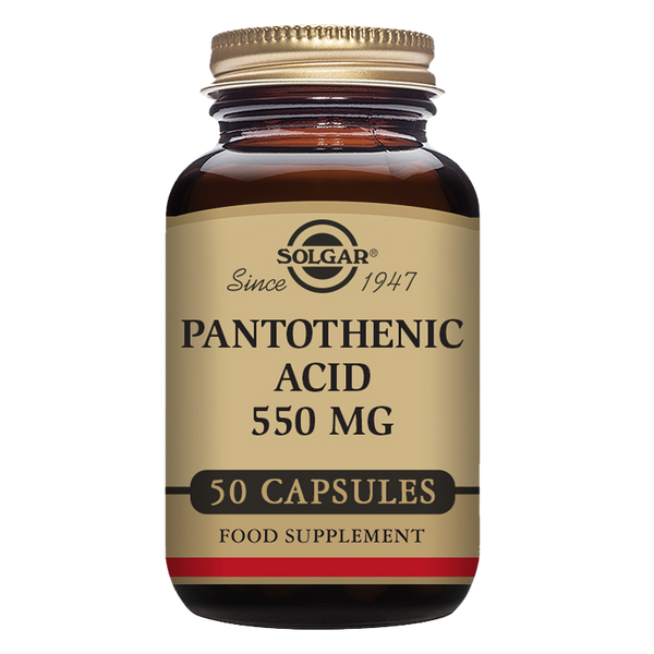 Solgar, Pantothenic Acid, 550 Mg, 100 Vegetable Capsules - View #8