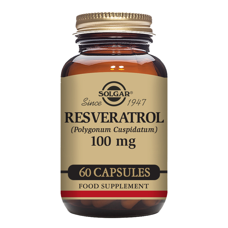 Resveratrol 100 mg Vegetable Capsules - Pack of 60