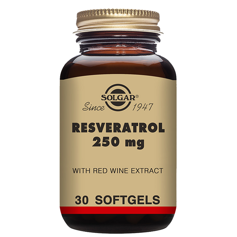 Resveratrol 250 mg Softgels - Pack of 30