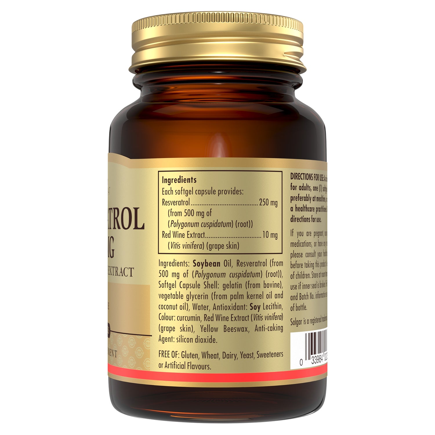 Resveratrol 250 mg Softgels - Pack of 30