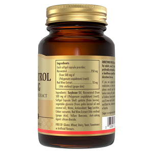 Resveratrol 250 mg Softgels - Pack of 30