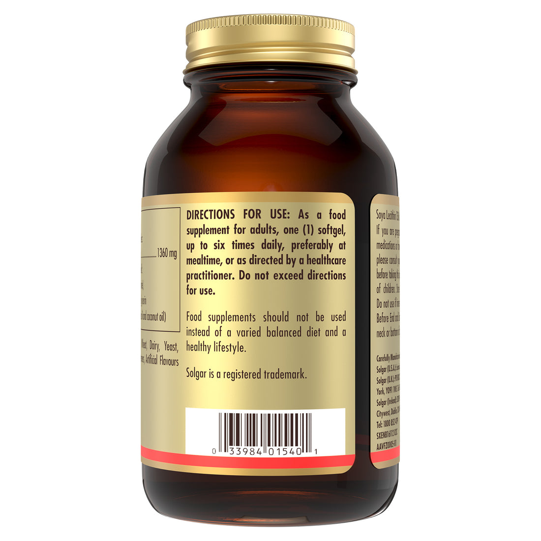 Soya Lecithin 1360 mg Softgels