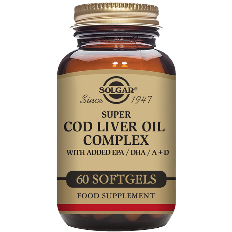 Super Cod Liver Oil Complex Softgels - Pack of 60