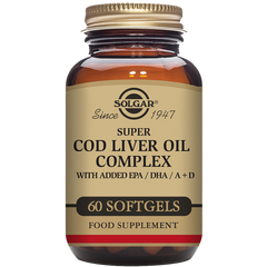 Super Cod Liver Oil Complex Softgels - Pack of 60