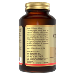 Vitamin B1 (Thiamin) 500 mg Tablets  - Pack of 100