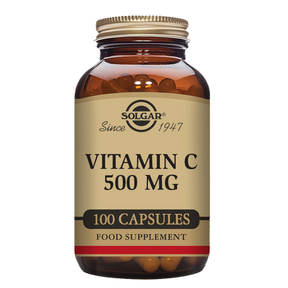 Vitamin C 500 mg Vegetable Capsules - Pack of 100