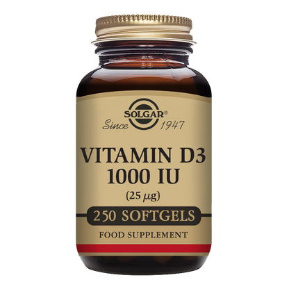 Vitamin D3 1000 IU (25 mcg) Softgels