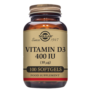 Vitamin D3 400 IU (10 mcg) Softgels - Pack of 100
