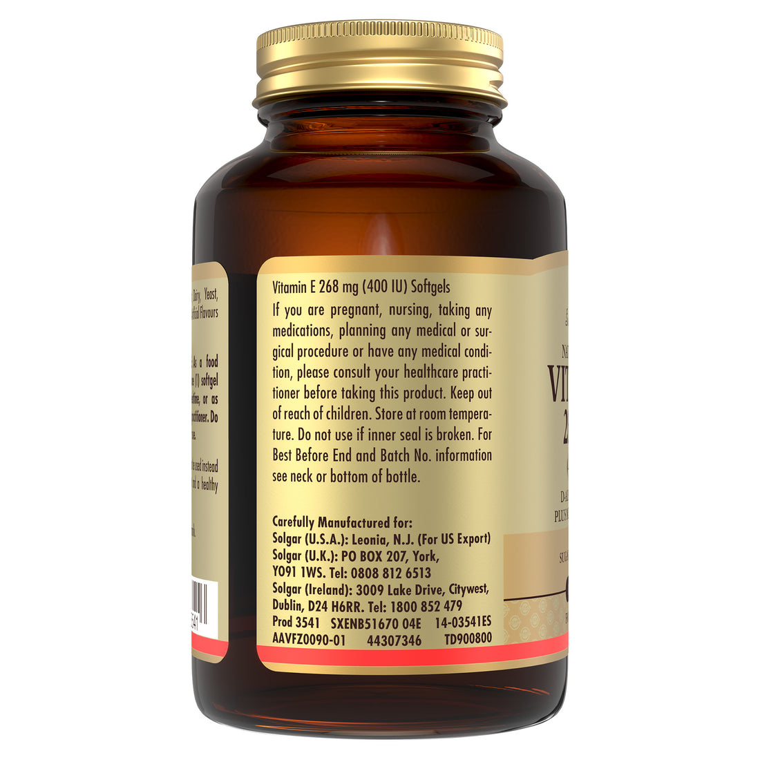Natural Source Vitamin E 268 mg (400 IU) Softgels