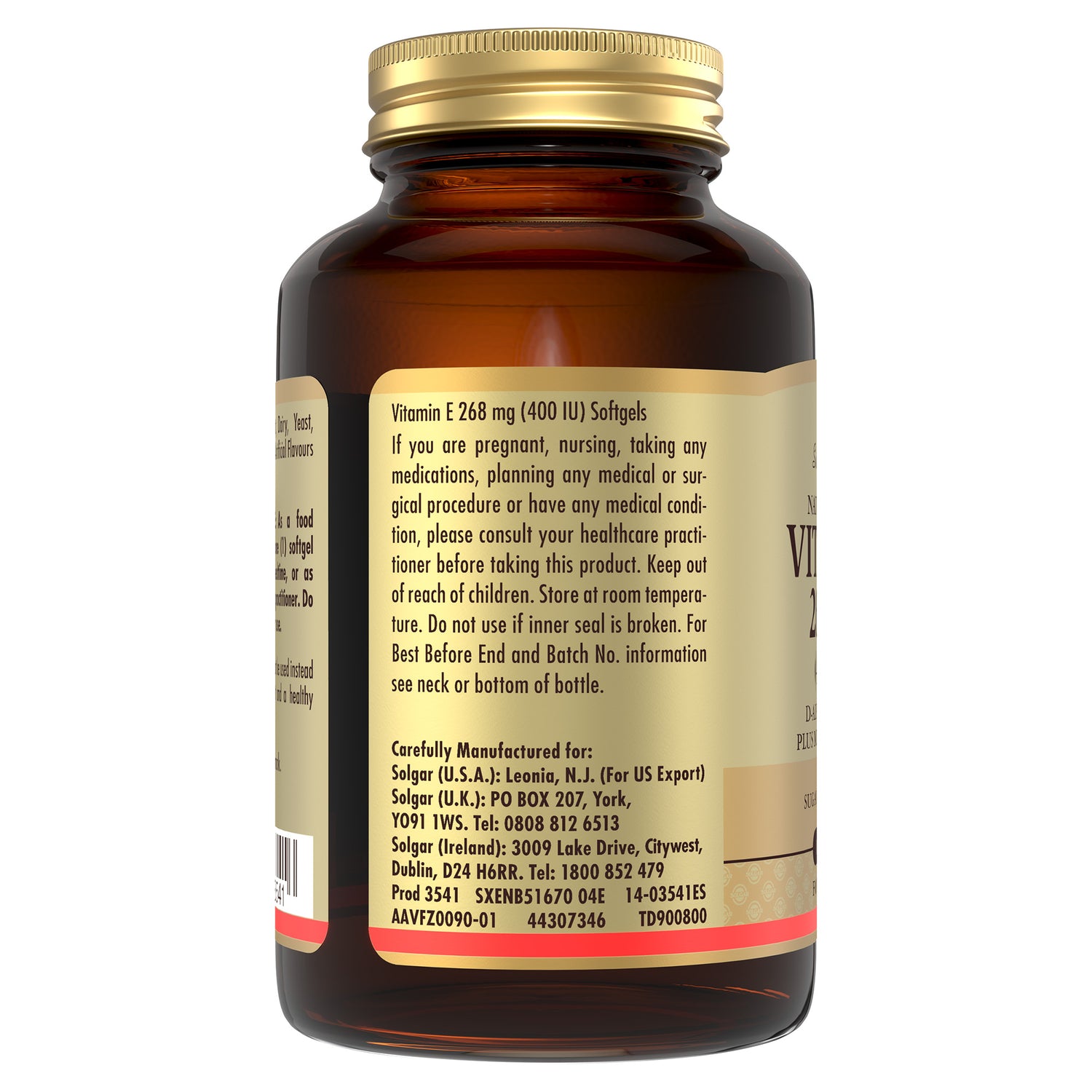 Natural Source Vitamin E 268 mg (400 IU) Softgels