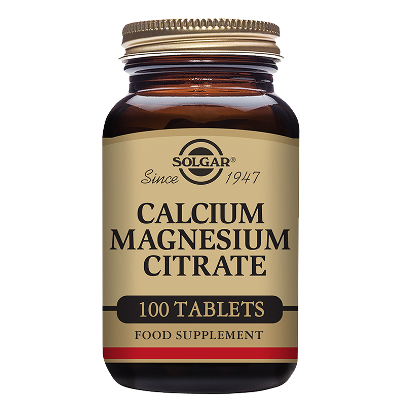 Calcium Magnesium Citrate Tablets Solgar Gold Standard Vitamins