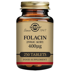 Solgar Folacin (Folic Acid) 400 mcg Tablets