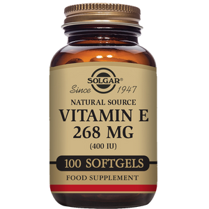 Solgar Natural Source Vitamin E 268mg softgels