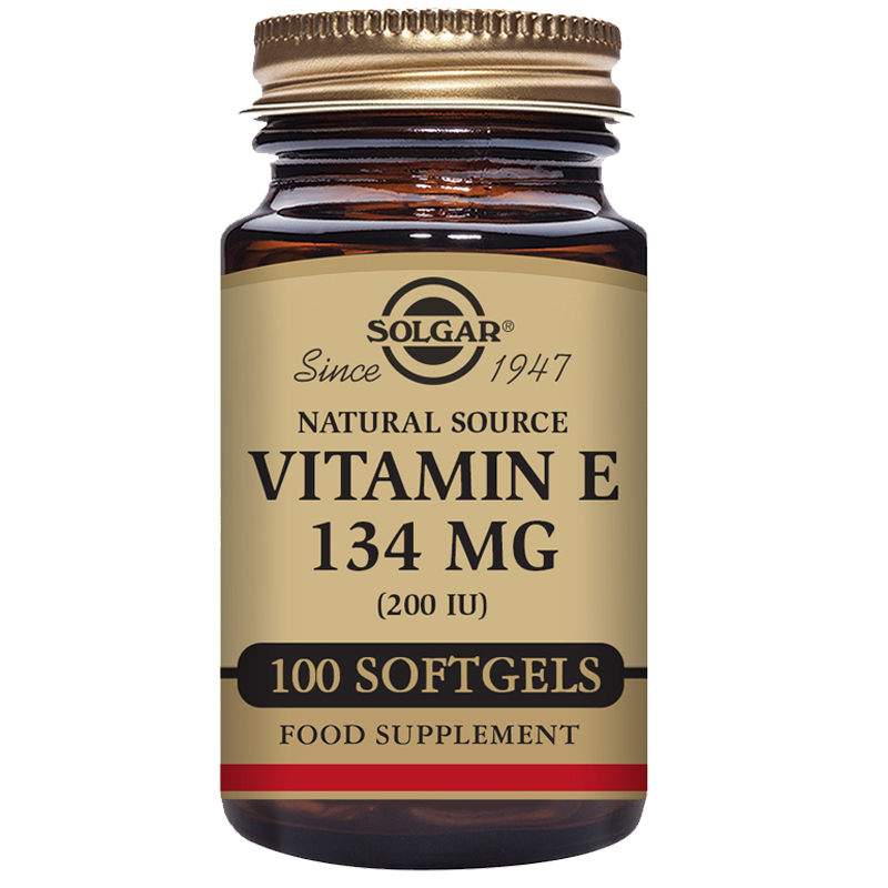 Natural Source Vitamin E 134 mg (200 IU) Vegetable Softgels