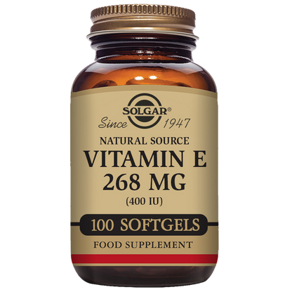 Natural Source Vitamin E 268 mg (400 IU) Softgels