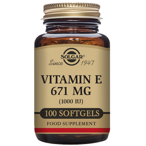 Natural Source Vitamin E 671 mg (1000 IU) Softgels